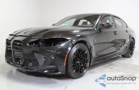 2021 BMW M3 Competition z USA, uszkodzony, nr VIN WBS33AY01MFK86175